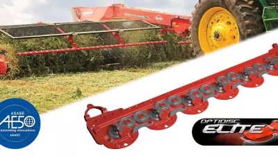 KUHN MM 890 Merge Maxx Hay Merger and Optidisc Elite cutterbar.